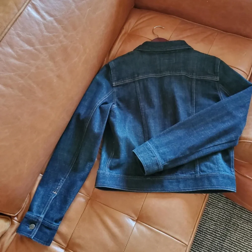 Lauren Ralph Lauren Trucker Jean Jacket Size L Lauren Jeans Co. Denim - Picture 6 of 9